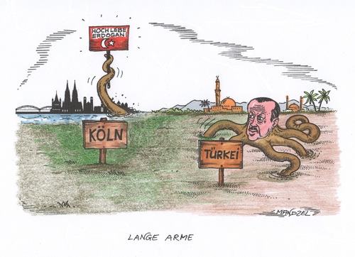 Erdogans lange Arme Erdogans lange Arme