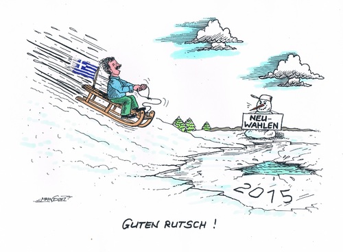 Cartoon: Griechenland auf Talfahrt (medium) by mandzel tagged katastrophe,talfahrt,neuwahlen,griechenland,griechenland,neuwahlen,talfahrt,katastrophe