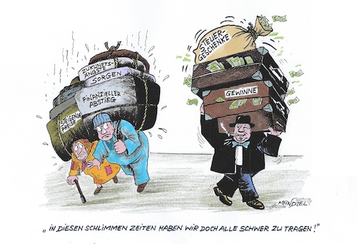 Jeder hat schwer zu tragen Jeder hat schwer zu tragen