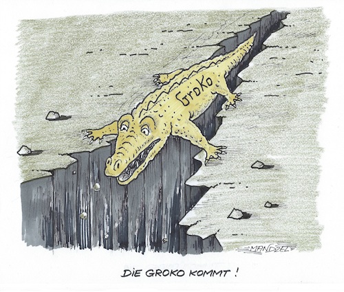 Cartoon: Jetzt geht es los! (medium) by mandzel tagged spd,groko,zustimmung,spd,groko,zustimmung