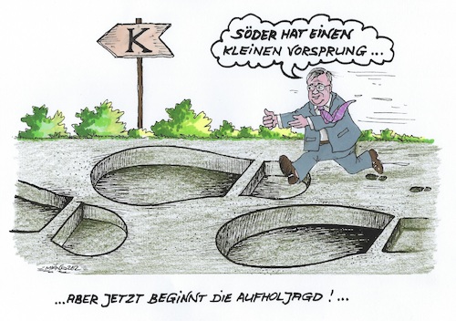 Cartoon: Kanzlerkandidatur (medium) by mandzel tagged laschet,cdu,vorsitz,korruption,geldgier,pandemie,abgeordnete,wahlen,sauberkeit,mandzel,karikatur,raffsucht,wahlniederlagen,stimmenverluste,politikunfähigkeit,söder,wettrennen,laschet,cdu,vorsitz,korruption,geldgier,pandemie,abgeordnete,wahlen,sauberkeit,mandzel,karikatur,raffsucht,wahlniederlagen,stimmenverluste,politikunfähigkeit,söder,wettrennen