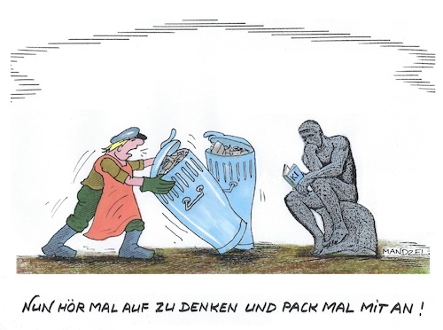 Cartoon: KI hilft nicht immer (medium) by mandzel tagged ki,denkprozesse,lebensvereinfachungen,karrierehilfe,zukunftsangst,vorteile,nachteile,ki,denkprozesse,lebensvereinfachungen,karrierehilfe,zukunftsangst,vorteile,nachteile