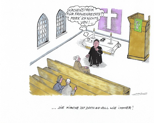 Kirchenstreik für Frauenrechte Kirchenstreik für Frauenrechte