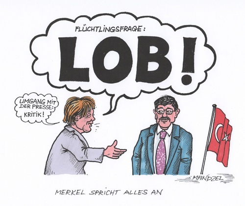 Cartoon: Klare Worte (medium) by mandzel tagged merkel,davutoglu,türkei,eu,flüchtlinge,milliarden,pressefreiheit,merkel,davutoglu,türkei,eu,flüchtlinge,milliarden,pressefreiheit