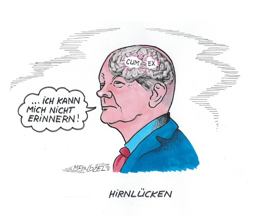 Cartoon: Löchriges Gehirn (medium) by mandzel tagged kanzler,scholz,gedächtnisschwund,geld,korruption,vertuschung,ex,cum,geldwäsche,kanzler,scholz,gedächtnisschwund,geld,korruption,vertuschung,ex,cum,geldwäsche