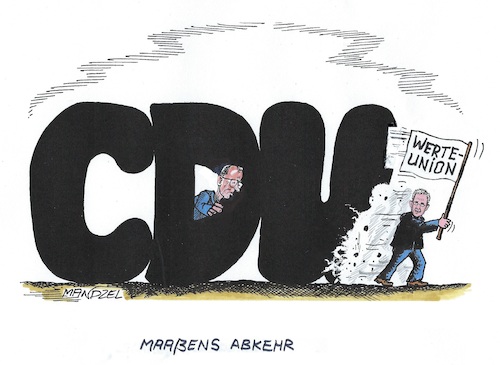 Cartoon: Maaßens neue Partei (medium) by mandzel tagged parteien,deutschland,wahlen,maaßen,werteunion,parteien,deutschland,wahlen,maaßen,werteunion