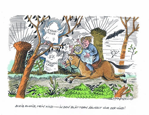 Merkel durch Nacht und Wind Merkel durch Nacht und Wind