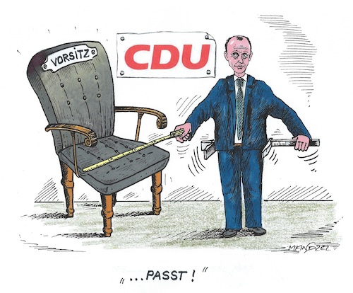 Merz nimmt Maß Merz nimmt Maß
