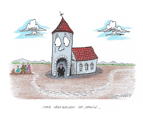 Cartoon: Missbrauch (medium) by mandzel tagged kirche,missbrauch,vertuschung,kirche,missbrauch,vertuschung