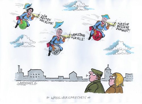 Cartoon: Münchhausen allerorten (medium) by mandzel tagged wahlen,parteien,versprechen,enttäuschungen,lügen,münchhausen,wahlen,parteien,versprechen,enttäuschungen,lügen,münchhausen