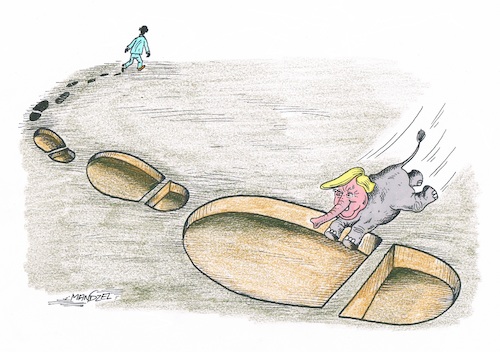 Obama geht und Trump kommt Obama geht und Trump kommt