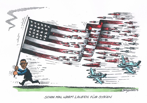 Obama zeigt Flagge Obama zeigt Flagge
