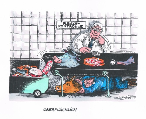 Oberflächliche Fleischkontrolle Oberflächliche Fleischkontrolle