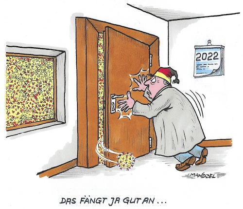 Cartoon: Omikron-Schwemme (medium) by mandzel tagged corona,regeln,impfungen,verordnungen,pandemie,politik,mandzel,karikatur,impfstoffe,omikron,schwemme,corona,regeln,impfungen,verordnungen,pandemie,politik,mandzel,karikatur,impfstoffe,omikron,schwemme