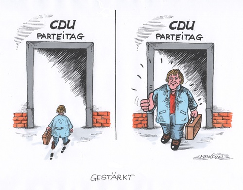 Parteitag stärkt Merkel