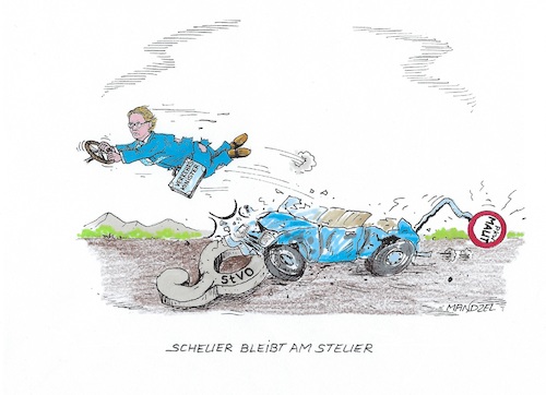 Scheuer am Steuer Scheuer am Steuer