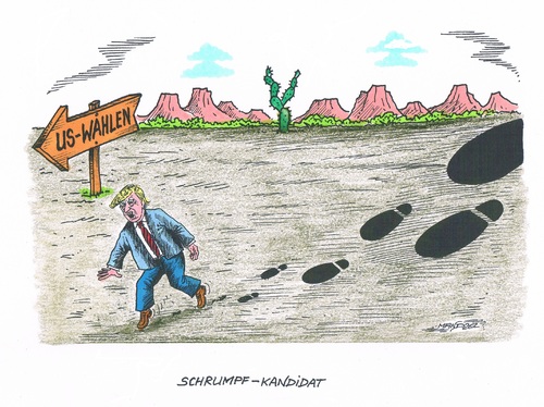 Schrumpf-Kandidat Trump Schrumpf-Kandidat Trump