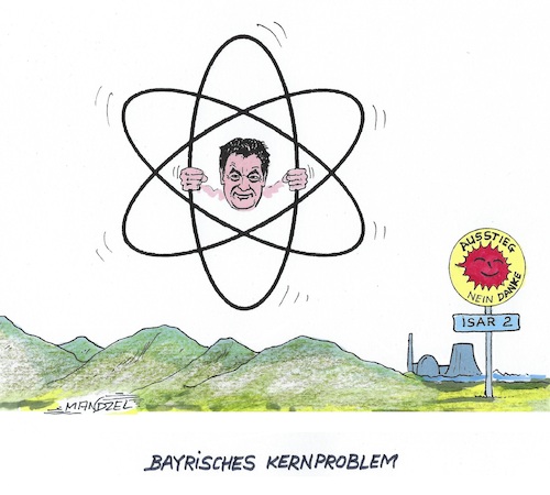 Cartoon: Söder? - Nein danke! (medium) by mandzel tagged söder,bayern,atomkraft,ausstieg,energie,ukrainekrieg,klimaschutz,söder,bayern,atomkraft,ausstieg,energie,ukrainekrieg,klimaschutz