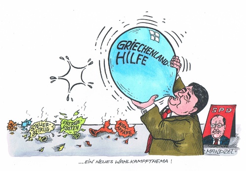 Cartoon: SPD-Wahlkampf (medium) by mandzel tagged spd,wahlkampf,ballons,gabriel,griechenlandhilfe,puste,spd,wahlkampf,ballons,gabriel,griechenlandhilfe,puste