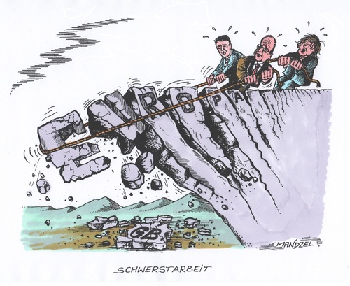 Cartoon: Stabilisierung der EU (medium) by mandzel tagged merkel,renzi,hollande,eu,brexit,zusammenhalt,schwerstarbeit,karikatur,mandzel,merkel,renzi,hollande,eu,brexit,zusammenhalt,schwerstarbeit,karikatur,mandzel