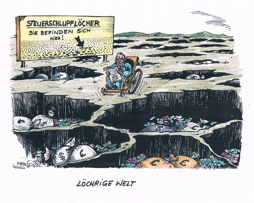 Cartoon: Steuerbetrug (medium) by mandzel tagged steuerschlupflöcher,unehrlichkeit,geldwäsche,steuerhinterziehung,großkonzerne,steuerschlupflöcher,unehrlichkeit,geldwäsche,steuerhinterziehung,großkonzerne