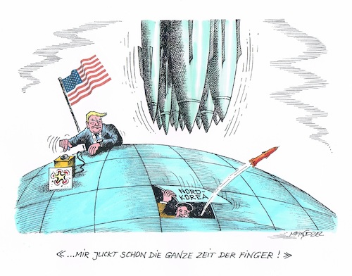 Trump am Drücker Trump am Drücker