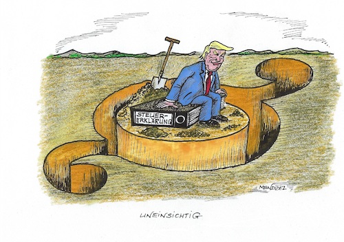Trump gewährt keine Einsicht Trump gewährt keine Einsicht