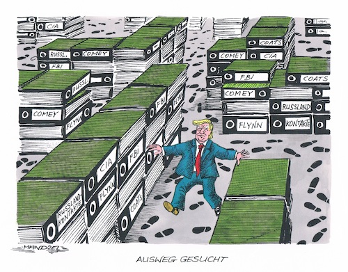 Trump im Irrgarten Trump im Irrgarten