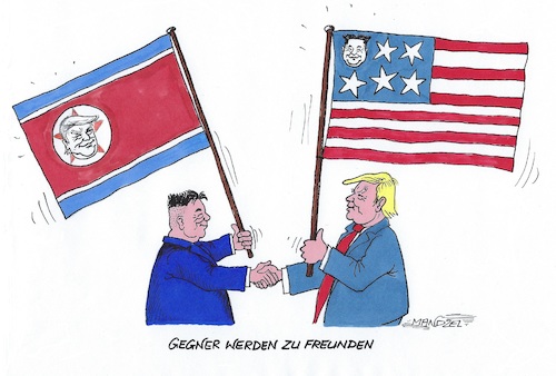 Trump und Kim Trump und Kim