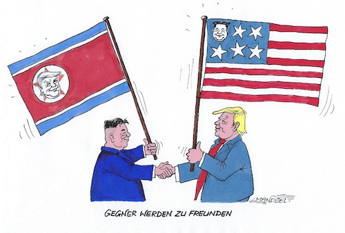 Trump und Kim