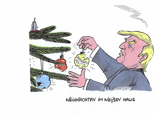 Trumps Weihnachtsdeko Trumps Weihnachtsdeko