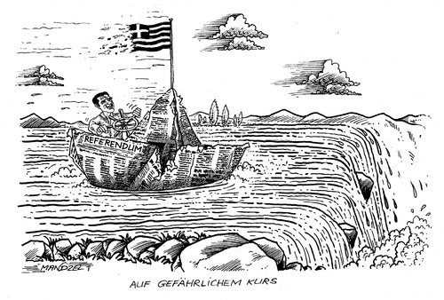 Tsipras auf dem Weg zum Abgrund Tsipras auf dem Weg zum Abgrund