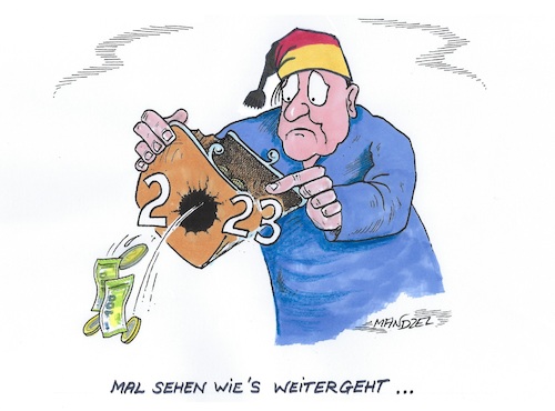 Cartoon: Was das neue Jahr wohl bringt (medium) by mandzel tagged 2023,entbehrungen,selenskyj,krieg,blut,armut,energiemangel,insolvenz,finanzen,elend,deutschland,2023,entbehrungen,selenskyj,krieg,blut,armut,energiemangel,insolvenz,finanzen,elend,deutschland