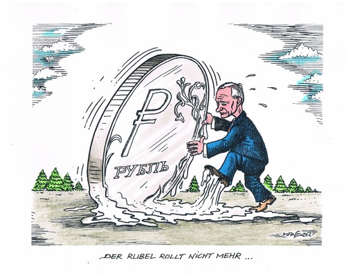 Cartoon: Weicher Rubel (medium) by mandzel tagged rubelverfall,putin,russland,wirtschaftskrise,rubelverfall,putin,russland,wirtschaftskrise