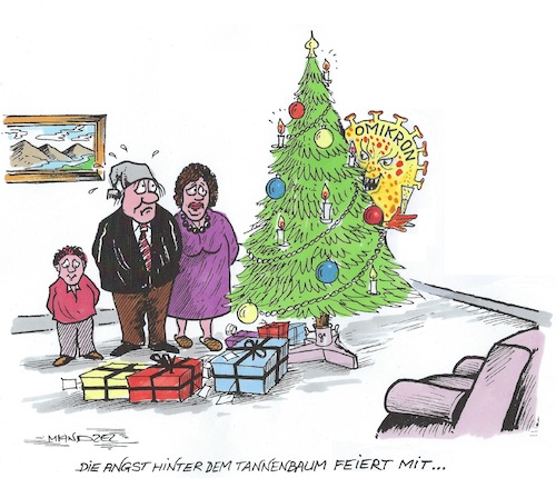 Cartoon: Weihnachten mit Corona (medium) by mandzel tagged corona,regeln,impfungen,verordnungen,pandemie,politik,mandzel,karikatur,geschenke,impfstoffe,omikron,heiligabend,corona,regeln,impfungen,verordnungen,pandemie,politik,mandzel,karikatur,geschenke,impfstoffe,omikron,heiligabend