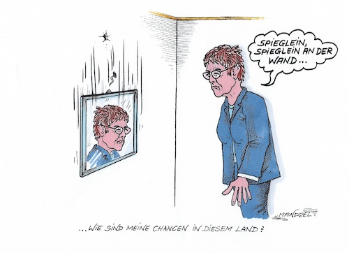 Cartoon: Wird AKK Kanzlerkandidatin ? (medium) by mandzel tagged akk,cdu,politik,kanzlerkandidatin,deutschland,parteien,demokratie,akk,cdu,politik,kanzlerkandidatin,deutschland,parteien,demokratie