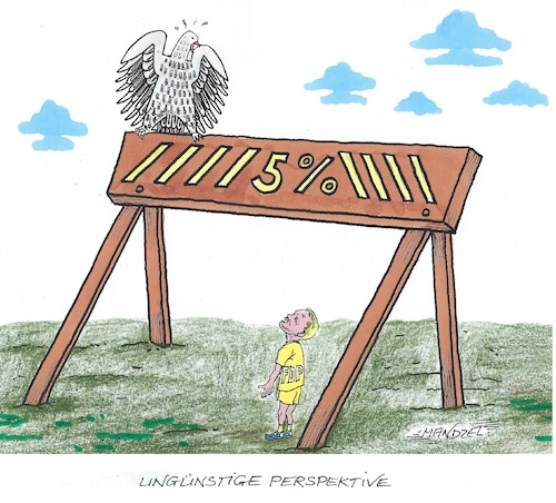 Zu hohe Hürde