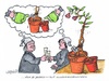 Cartoon: 25 Jahre deutsche Einheit (small) by mandzel tagged deutschland,wiedervereinigung,einheit,silberhochzeit,zusammenwachsen