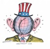 Cartoon: Abhörskandal (small) by mandzel tagged usa,abhörskandal,bespitzelungen,aushorchungen