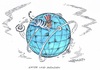 Cartoon: Amerika jagt Snowden (small) by mandzel tagged snowden,amerika,katze,maus,erdball,verfolgung