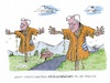 Cartoon: Asylscheuchen (small) by mandzel tagged asyl,migranten,bayern,seehofer,grenze,flüchtlinge,csu,union,cdu,spd