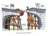 Cartoon: Bahnstreik (small) by mandzel tagged bahnstreik,gdl,db,starrköpfigkeit,kompromisslosigkeit