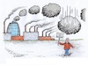Cartoon: Böse Umwelt (small) by mandzel tagged umwelt,klima,thunberg,zukunft,schulstreik,kohlendyoxid