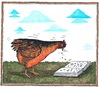 Cartoon: Buchmesse (small) by mandzel tagged buchmesse,huhn,buch