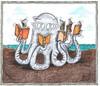 Cartoon: Buchmesse (small) by mandzel tagged buchmesse,polyp,bücher