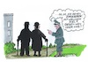 Cartoon: Corona-Spaziergänge (small) by mandzel tagged impfpflicht,kanzler,scholz,corona,gesundheit,mandzel,karikatur,deutschland,pandemie,ungeimpfte,spaziergänge,polizei