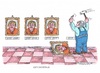 Cartoon: Die vierte Amtsperiode ... (small) by mandzel tagged merkel,kanzlerkandidatin,union,wahlen,deutschland