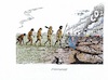 Cartoon: Evolution am Endpunkt (small) by mandzel tagged klima,kohlendioxyd,menschheit,erwärmung,evolution