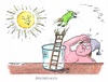 Cartoon: Extrem-Hitze (small) by mandzel tagged hitzewelle,sonmer,wetterfrosch,temperaturhoch,saharasonne