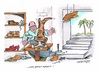 Cartoon: Flickwerkstatt Italien (small) by mandzel tagged italien,letta,regierungsbildung,stiefel,flickwerk